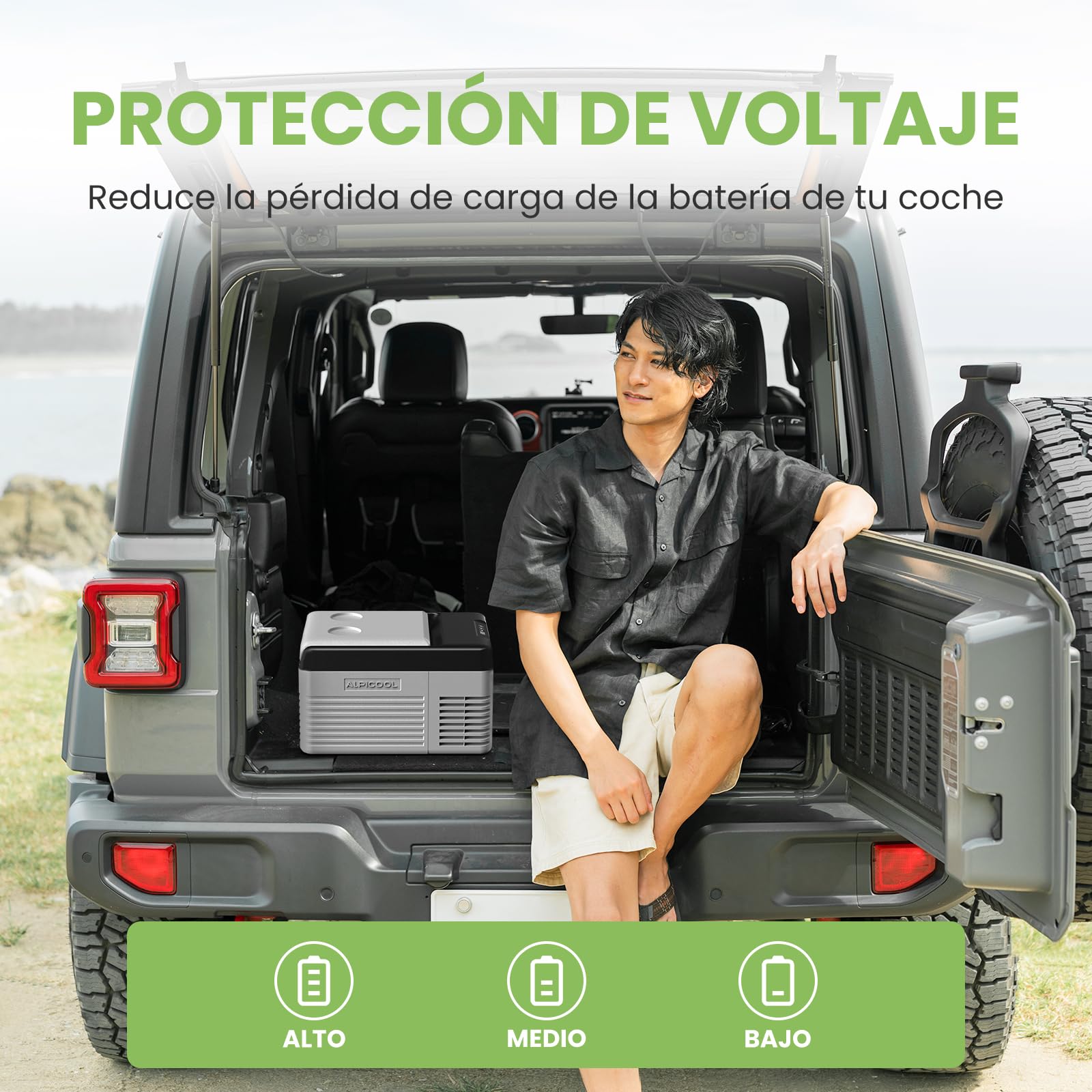 Alpicool Portátil Coche Frigoríficos 9L, Nuevo 2026 de CL9 Nevera Portátil Eléctrica 12V /24V DC, Mini Nevera de Coche 20°C a -20°C, Nevera Compresor para Hogar, Camping, Viajes, Automóvil, Gris