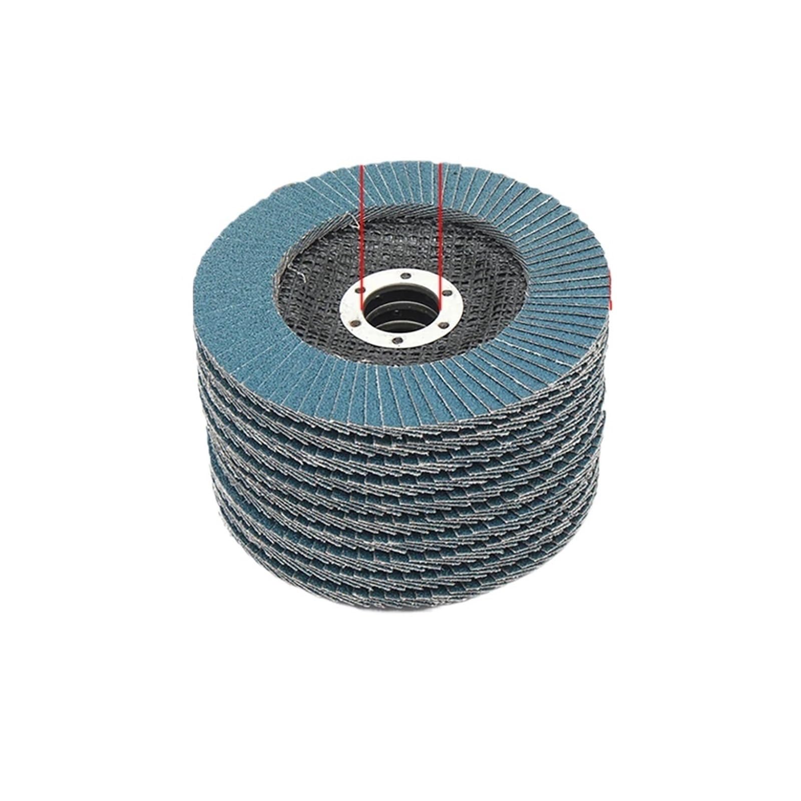 10 disques à lamelles de 125 mm for meuleuse d'angle