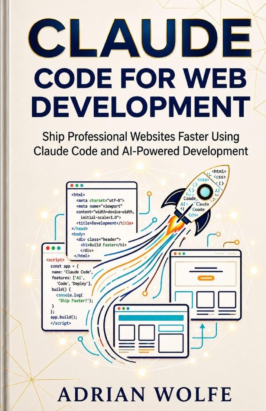 Claude Code for Web Development: Ship Professional Websites Faster Using Claude Code and AI-Powered Development