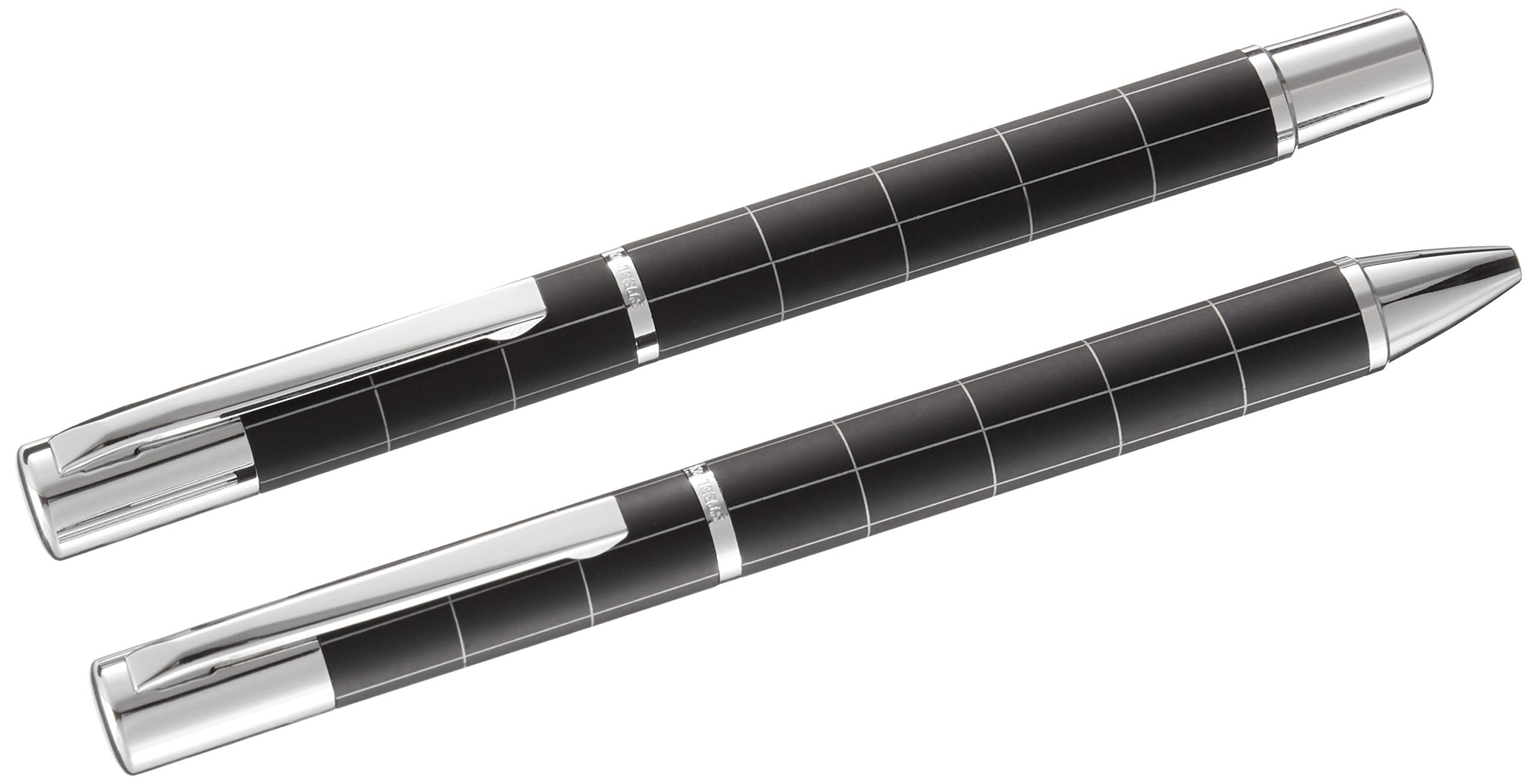 Steelpen Active Serisi 1001DT Slayt Siyah Dolma Kalem+Tükenmez Kalem