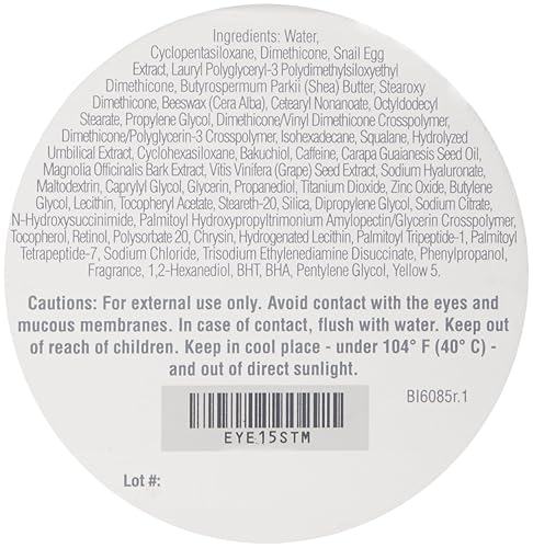 Miniatura 6 de Biopelle Tensage Crema de ojos con células madre, crema para debajo de los ojos con tecnología Cell-Pro, 0.5 onzas