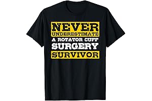 Commemorate the Triumph of Rotator Cuff Surgery: A T-Shirt for Unwavering Survivors
