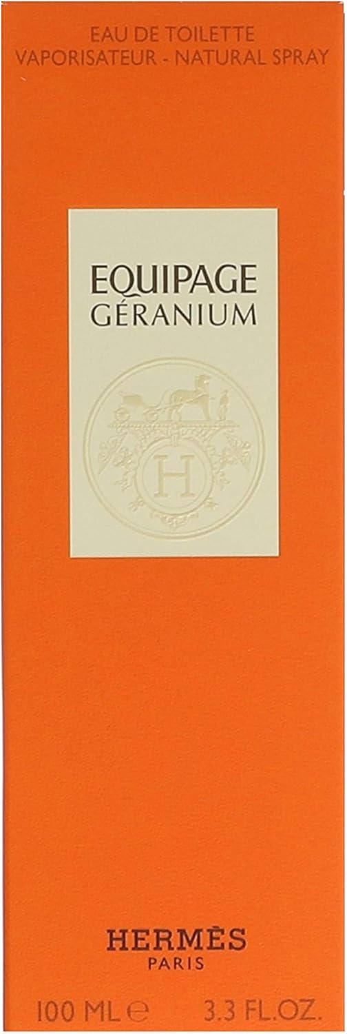 Hermès Equipage Geranium Eau de Cologne Spray,Black,100 ml (Pack of 1