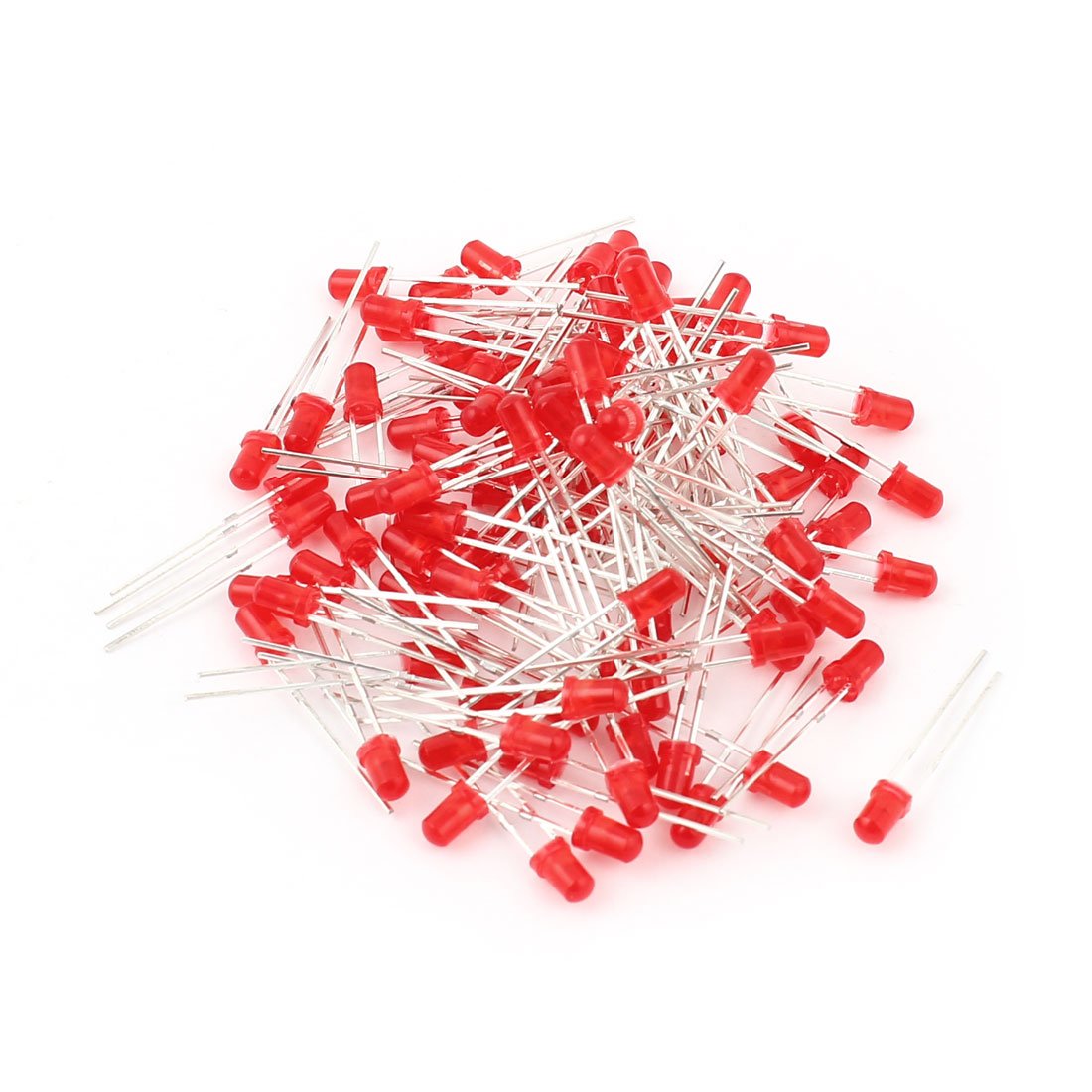 120x 3 Mm LED-Dioden – Rot, Klar, Rund, Hohe Helligkeit – Für DIY, Modelle & Elektronik