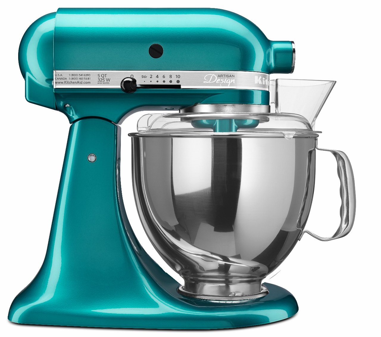 Buy KitchenAid Artisan Design Tilt Head 300 Watt Stand Mixer 5KSM150PSBSA 10 Speed 4.8 Litre