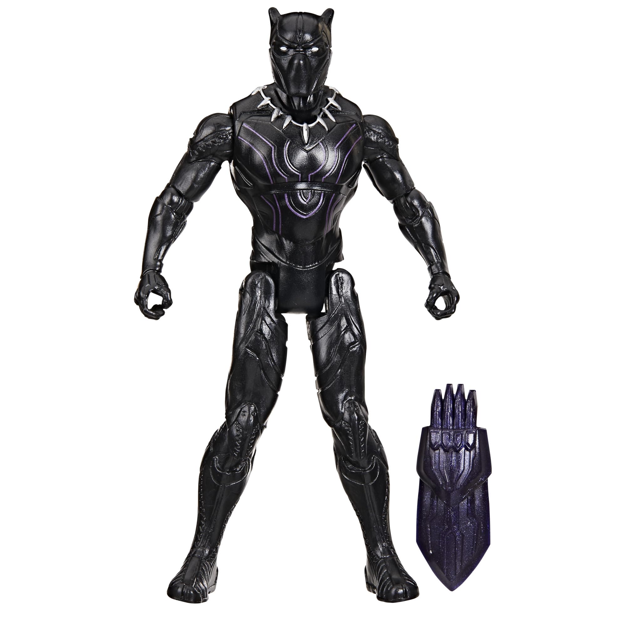 Marvel Avengers VenomVersus Epic World of Action Anti-Venom Black Panther 4-Inch Action Figure, Symbiote-Inspired Marvel Toy, Clip-On Battle Gear, Superhero Figure for Kids 4
