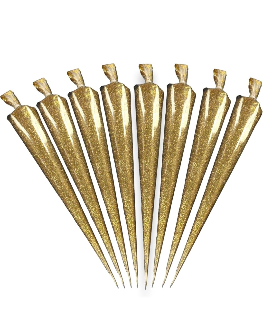 Golden Ceramic Cones for Lippan Art - DIY Crafting -5