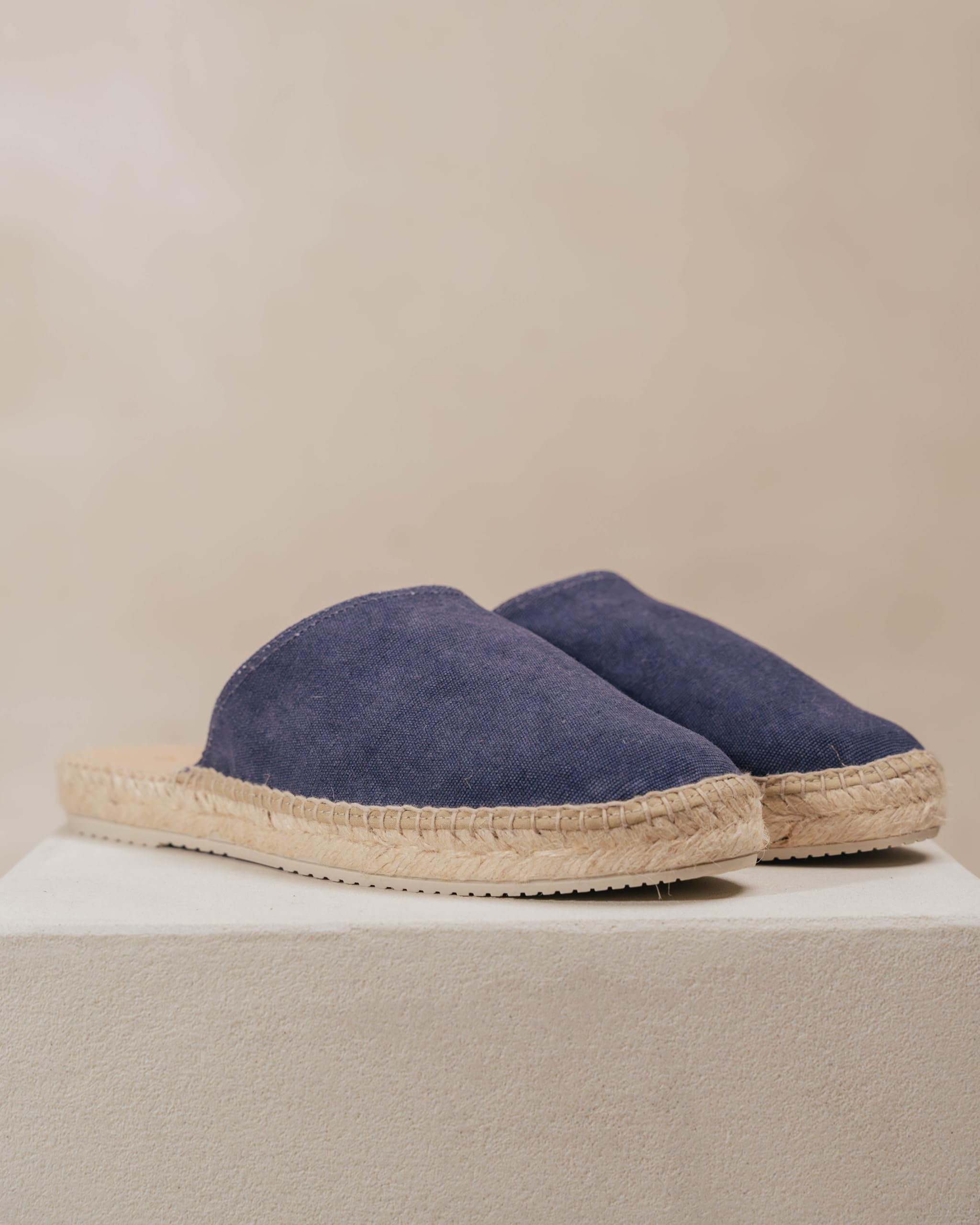 Bayona Ibiza — Mule Espadrille Homme Coton, Cousue Main en Espagne