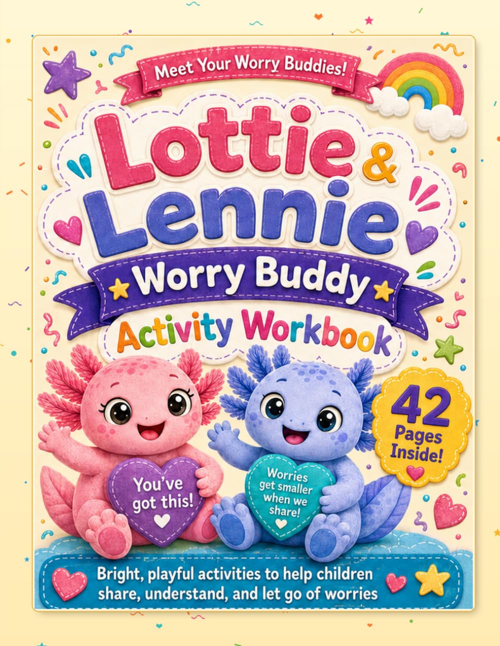 Lottie and Lennie worry buddy: Activity work book