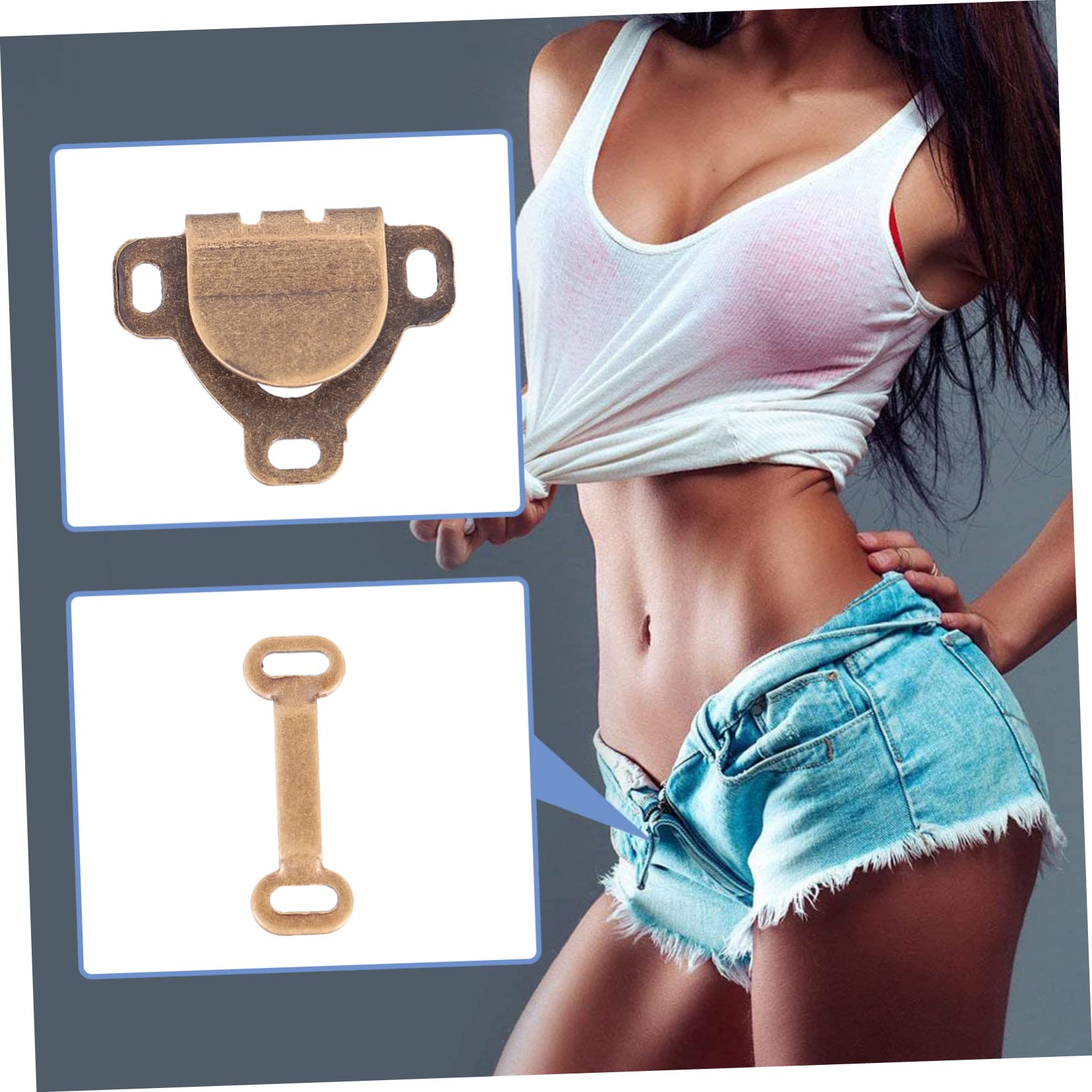 TEHAUX 450pezzi Ganci e Occhielli Per Cucito Set Per Gonne e Pantaloni Facili Da Usare Per e Creativi Adatti Per Riparazioni e Creazioni Di Moda
