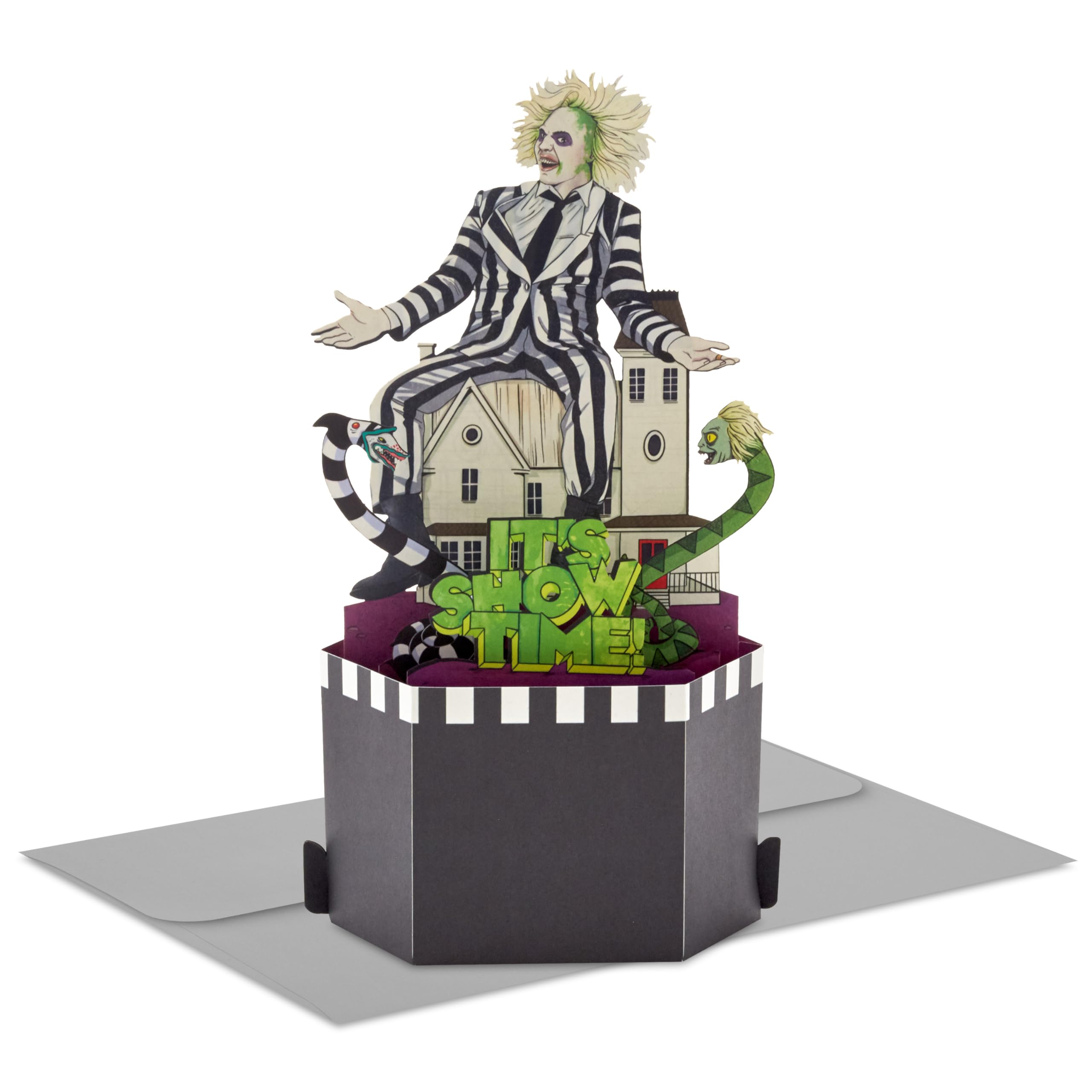 Hallmark Paper Wonder Beetlejuice Birthday Pop Up Card (It's Showtime!)