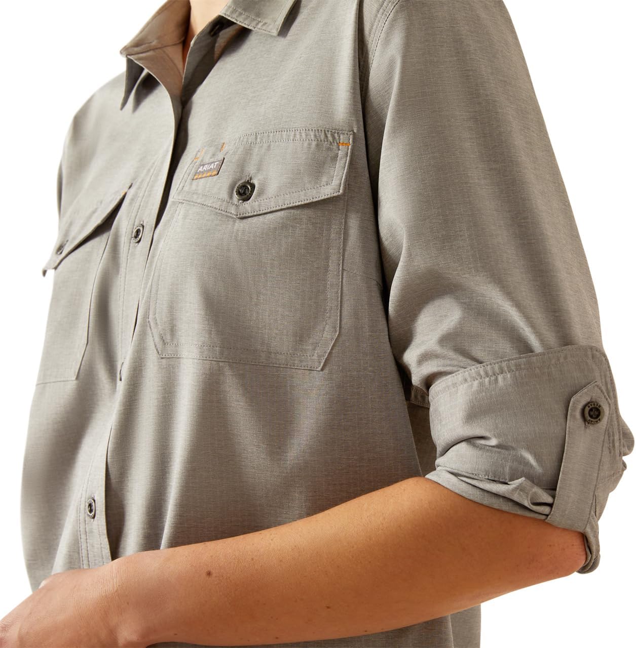 Ariat Women's Rebar Made Tough Venttek Durastretch Work Shirt