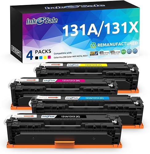 Miniatura 12 de INK E-SALE Cartucho de tóner de repuesto compatible para Brother TN336 TN315 TN310 TN331 (KCMY, 4 unidades), para uso con impresoras Brother