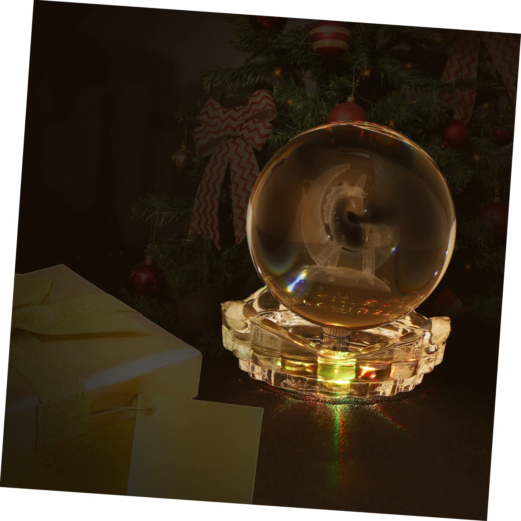 TEHAUX 1pc Delicate Light Creative Adornment for Home Decoration Compact Night Light High Transparency Sphere for Girls