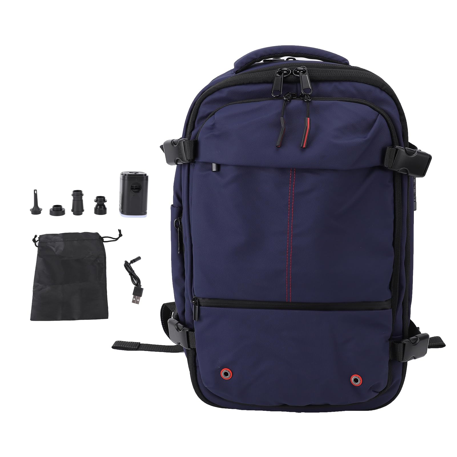 Zunate Zaino Multifunzionale a Compressione Sottovuoto con Design Confortevole e Scomparto per Laptop Dedicato per Viaggiatori D'affari