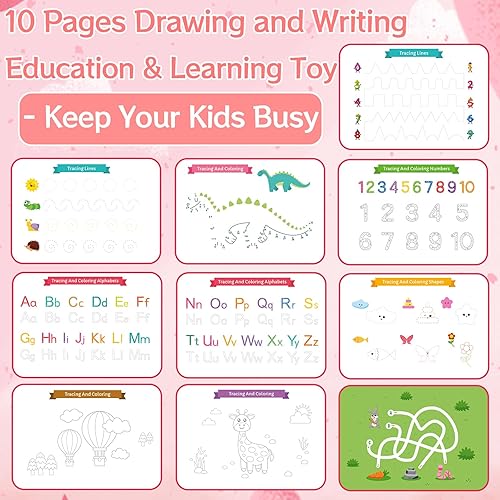 Miniatura 3 de Busy Books - Actividades de aprendizaje preescolar - Juguetes Montessori para niños pequeños de 3, 4, 5, 6, 7, 8 años, libro sensorial de jardín de