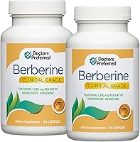 Vista 1 de DOCTORS' PREFERRED Berberine Clinical Grade Supplement - Doctor Formulated 1500 mg per Daily Serving 180 Count