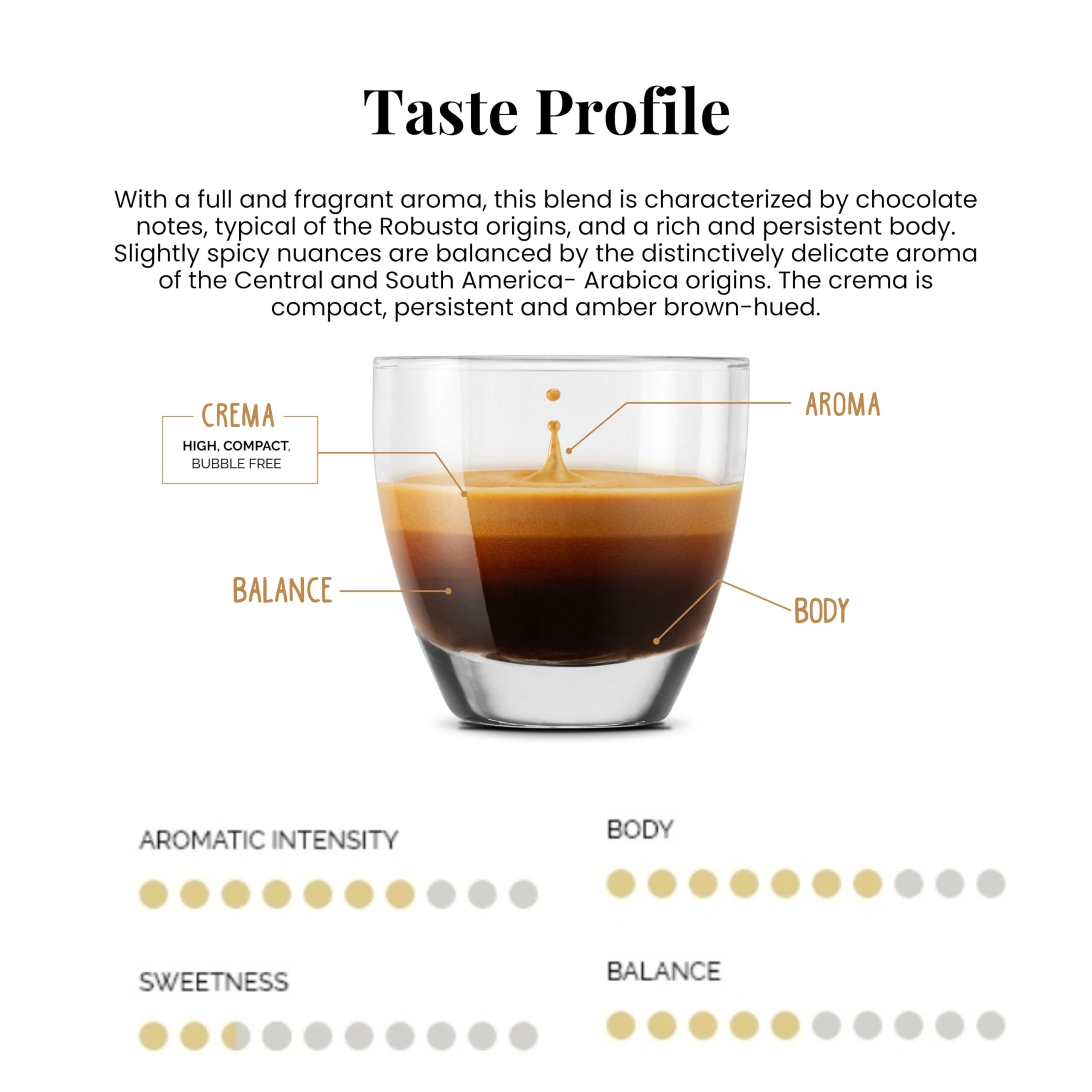 Caffè Vergnano 1882 Èspresso1882-100 kapsułek do kawy kompatybilne z Nespresso Intenso Opakowanie 100 kapsułek