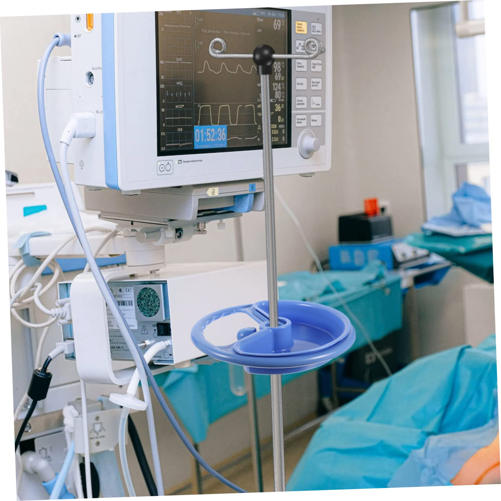 Healvian Infusionsständer Zubehör Plastikteller 10.24 Zoll Lagerablage Für Tropfständer Klinik Und Krankenhaus Infusionsunterstützungszubehör
