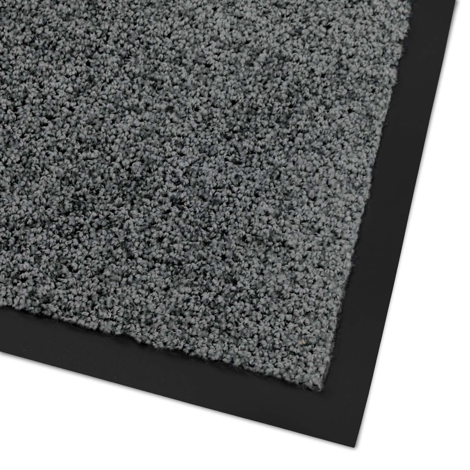 Schmutzfangmatte BRIGHT - Premium Fußmatte einfarbig - Grau 120x180 cm