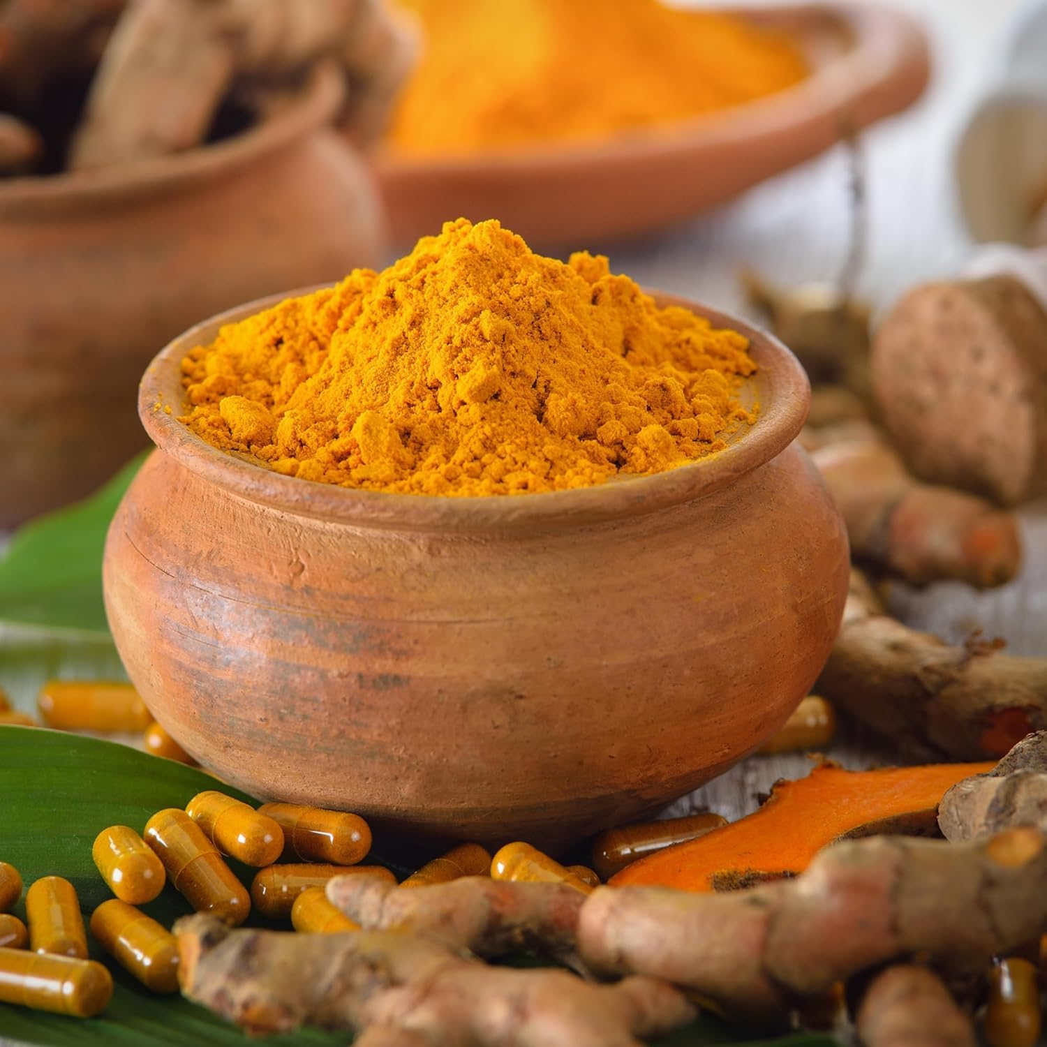 Turmeric Powder (Turmeric) - 500G | Pure and natural | No added color or preservative. Aromatic and golden yellow | Indian spice required for cooking and welfare (pack of 1)