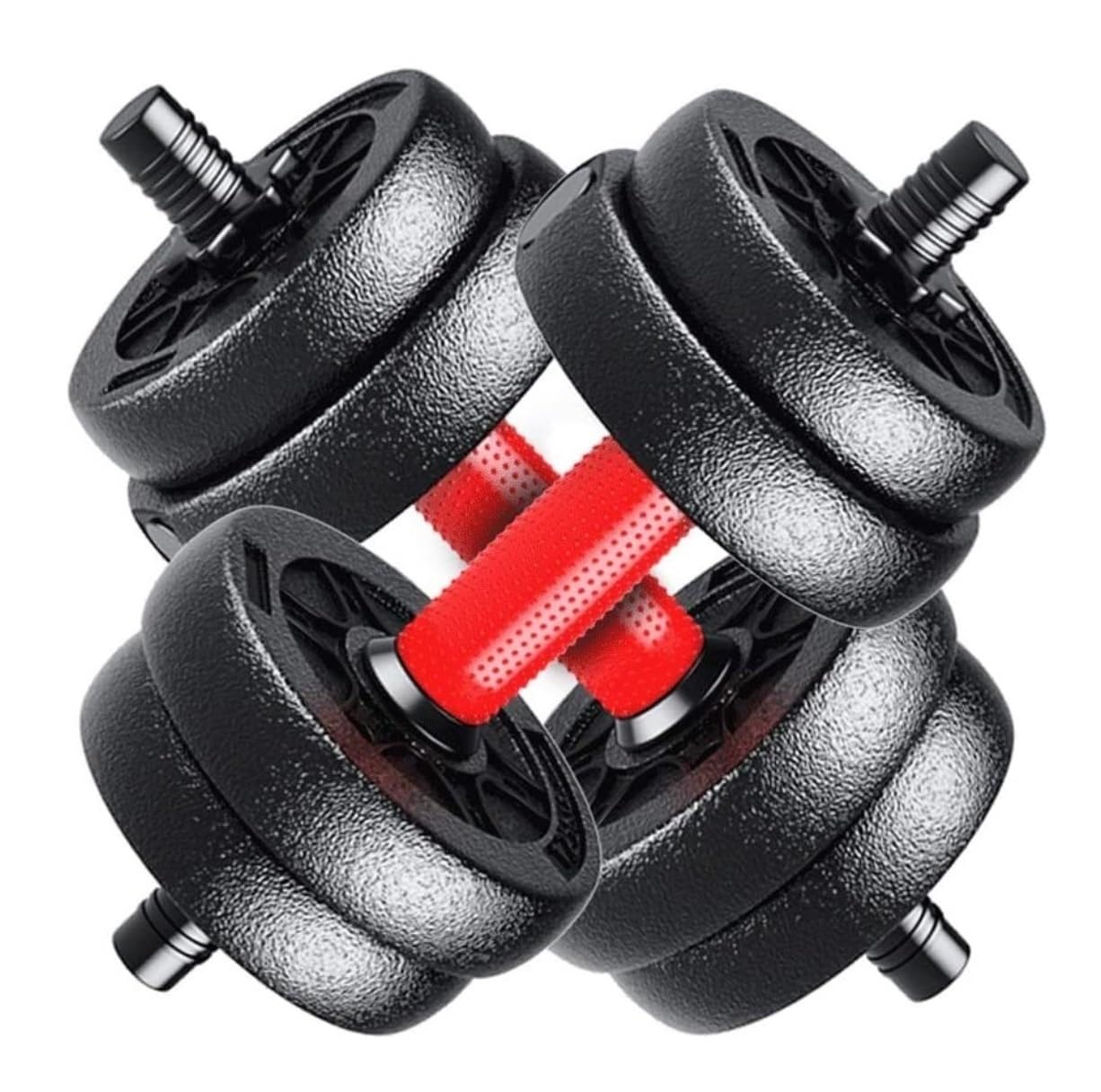 Regulowane hantle Zestaw hantli ciężarków Hantle do użytku w pomieszczeniach Wielofunkcyjne odłączane hantle Sztanga fitness Dom Regulowane obciążenie(20kg(10kg*2))