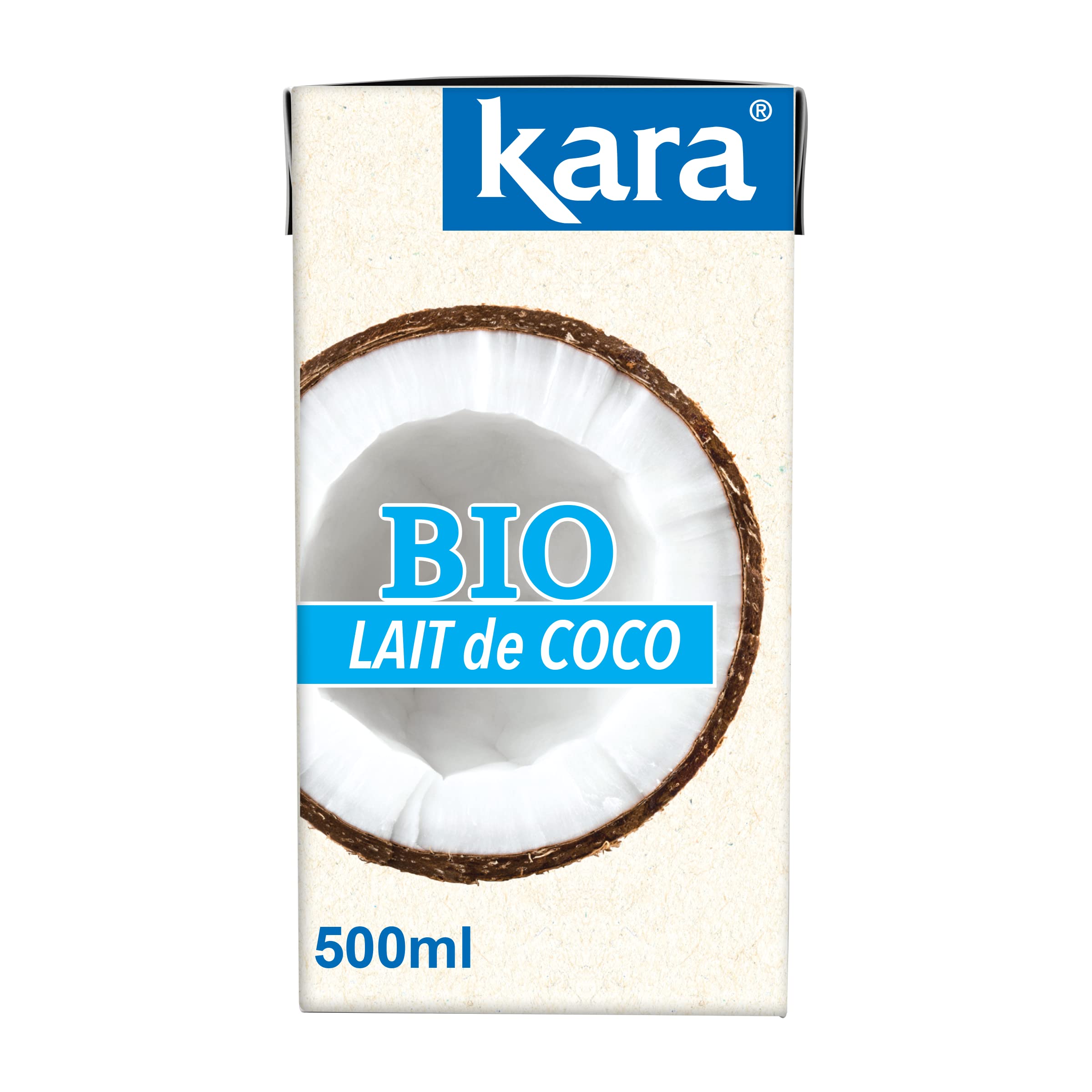 KARA - Lait De Coco Bio - 500ml (Pack of 1)