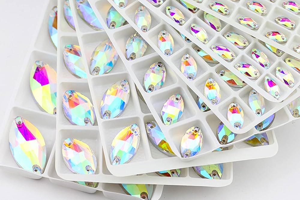 Amazon.co.jp: 【Hapipa】 装飾用 ガラスビジュー ガラス