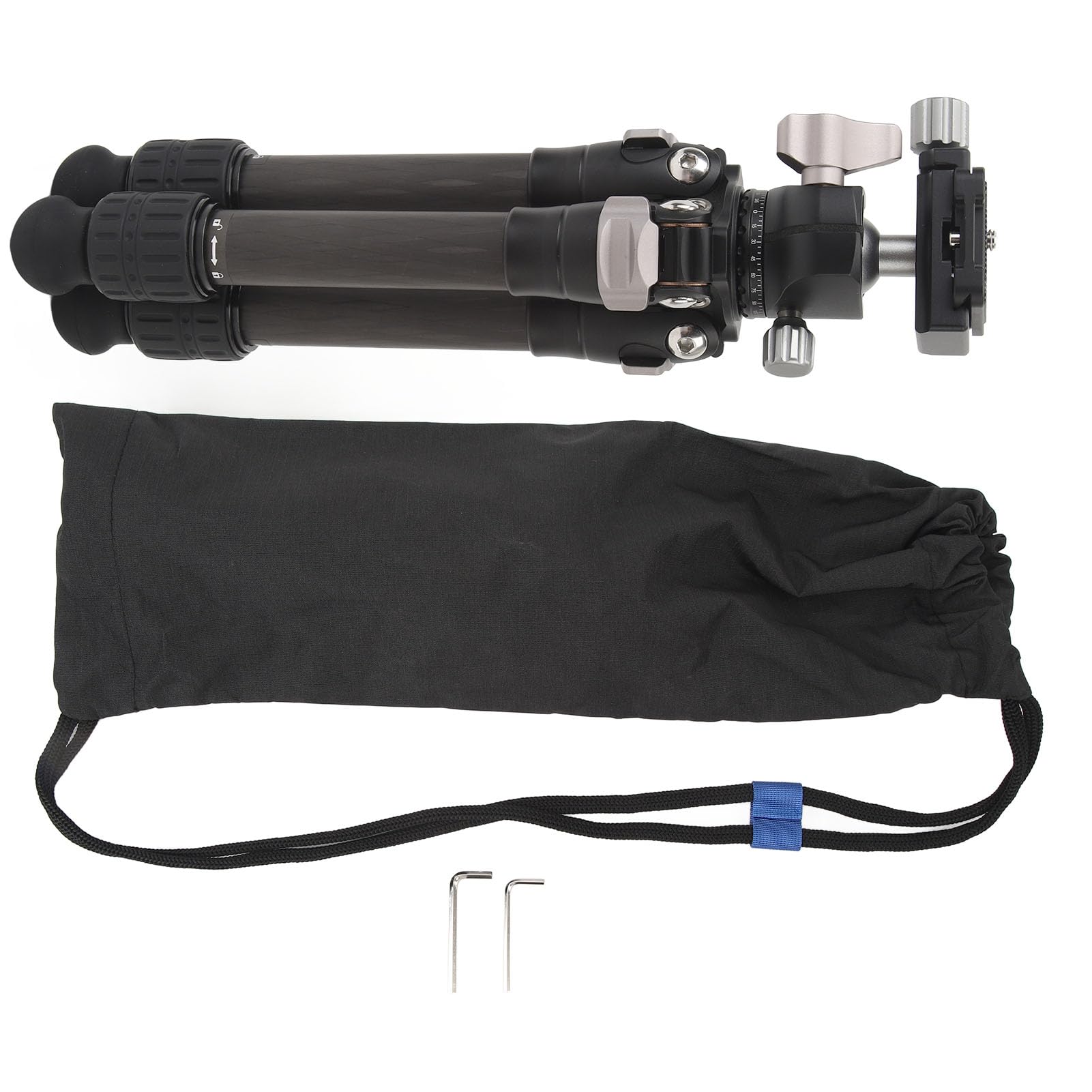 Mini Trípode para Cámara, Mini Trípode para Cámara, Plataforma De Ajuste De Múltiples ángulos Portátil De Fibra De Carbono, Soporte De Montaje para Trípode para Cámaras DSLR