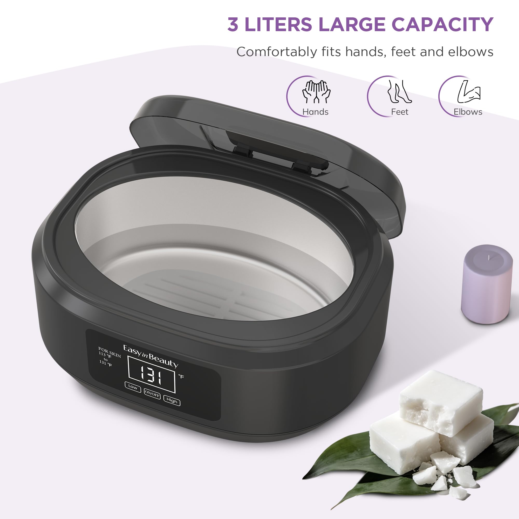 EASYINBEAUTY Paraffin Wax Bath Machine for Hands and Feet