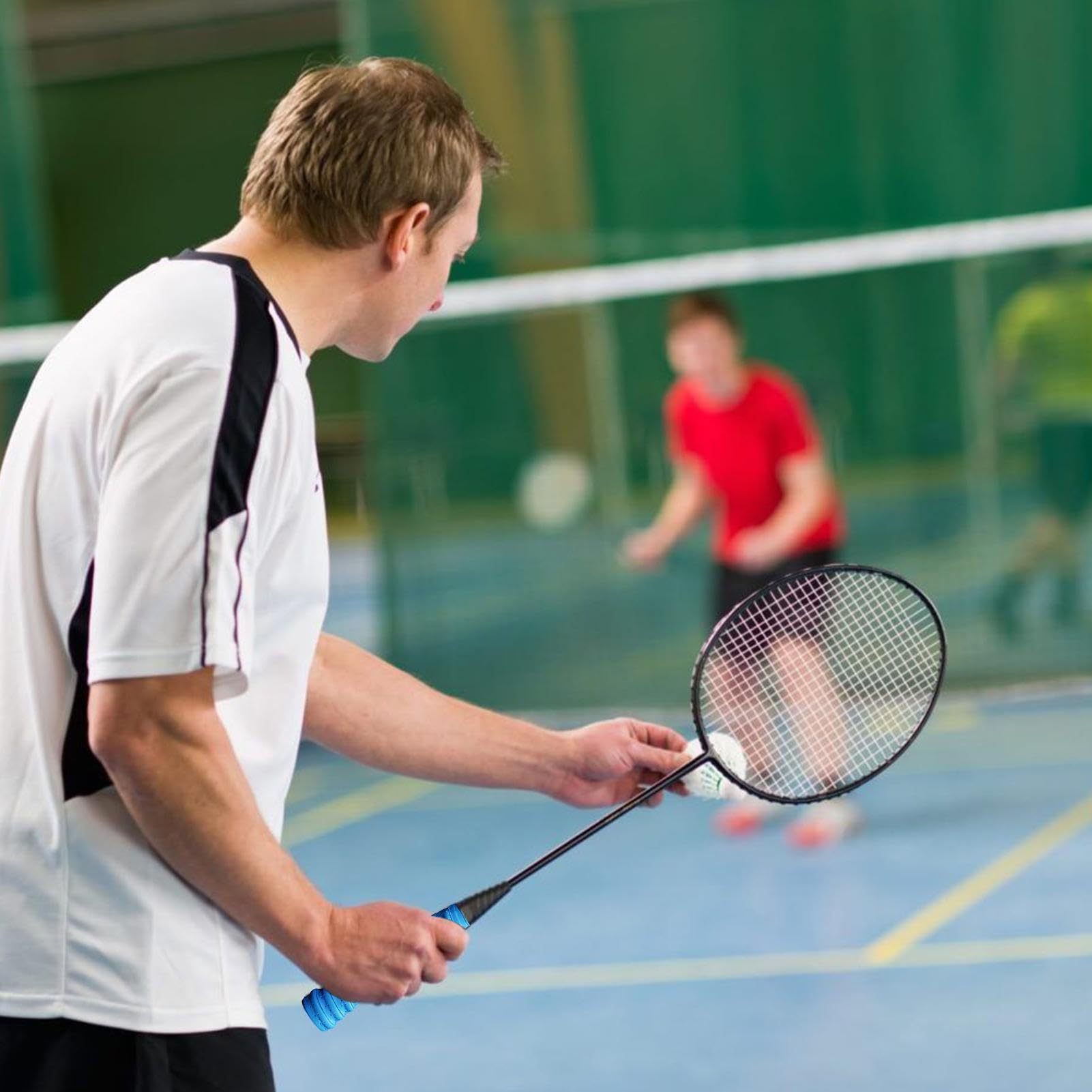 Owijka tenisowa – bardzo chłonna taśma do rakiety, antypoślizgowy uchwyt z pochłanianiem potu, łatwa do owijania, idealna do tenisa, badmintona, rakiet sportowych, mężczyzn i kobiet