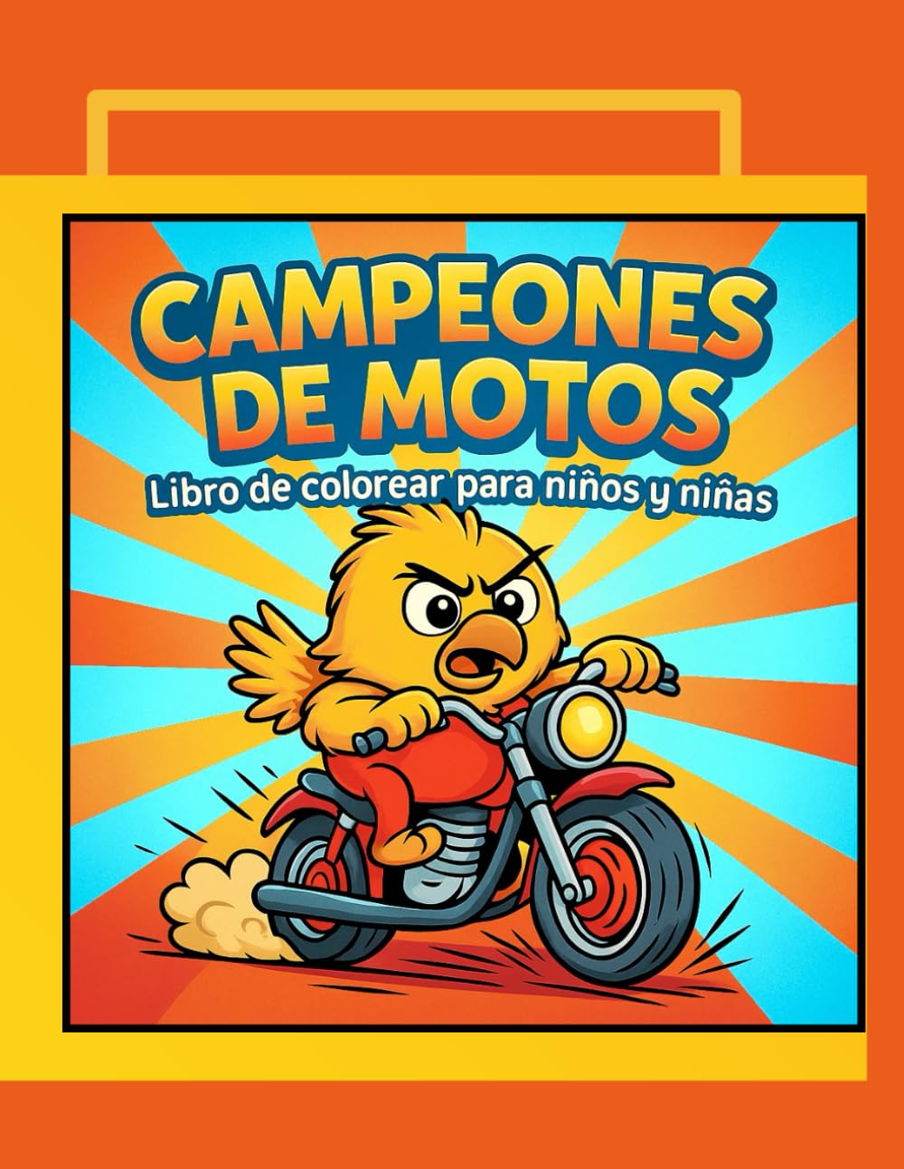 Campeones de motos – Libro de colorear: Dibujos divertidos para colorear y disfrutar