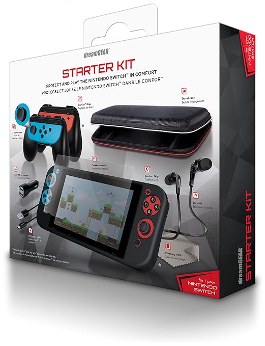 dreamGEAR Starter Kit Accessories Compatible with Nintendo