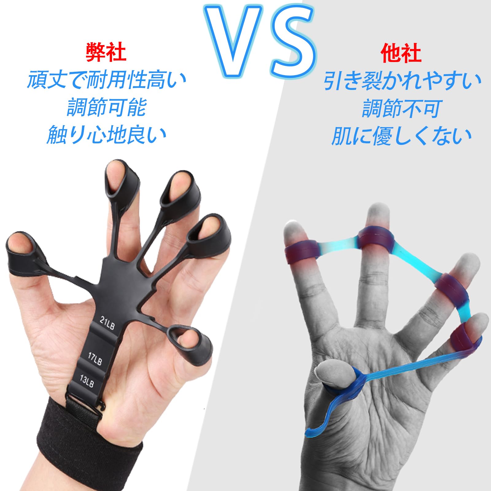 フィンガーパワー 4個セット グリップ鍛錬 握力トレーニング Amazon | フィンガーパワー 4個セット フィンガートレーナー