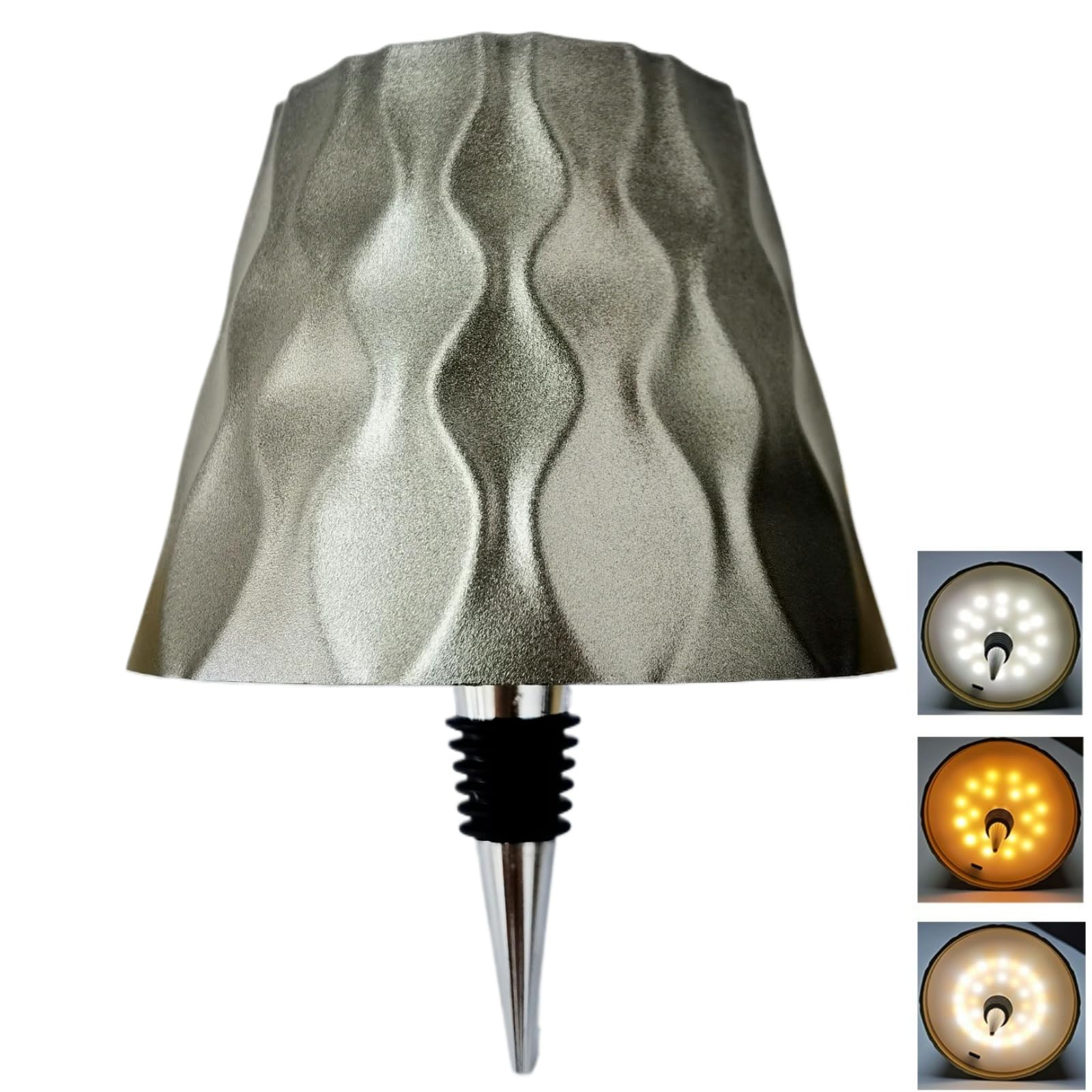 Paralume per bottiglia senza fili per lampada da tavolo, lampada touch a 3 livelli di luminosità, lampada ricaricabile senza fili, lampada | Leroy Merlin