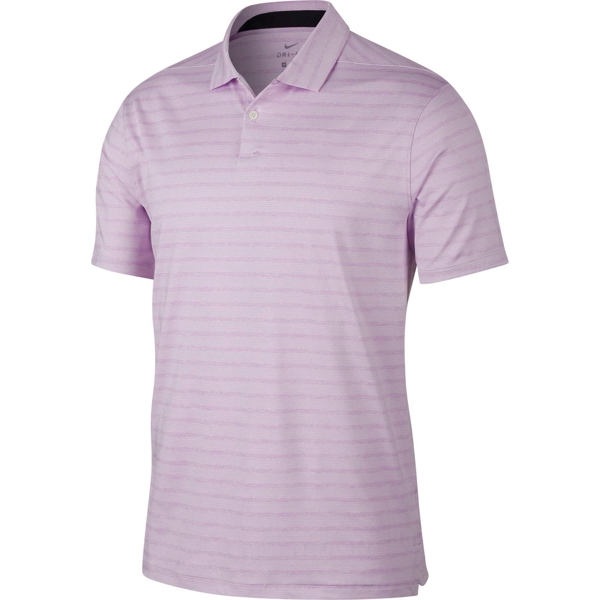 Nike Dry Fit Vapor Stripe Olc Golf Polo 2019 Lilac Desertcart