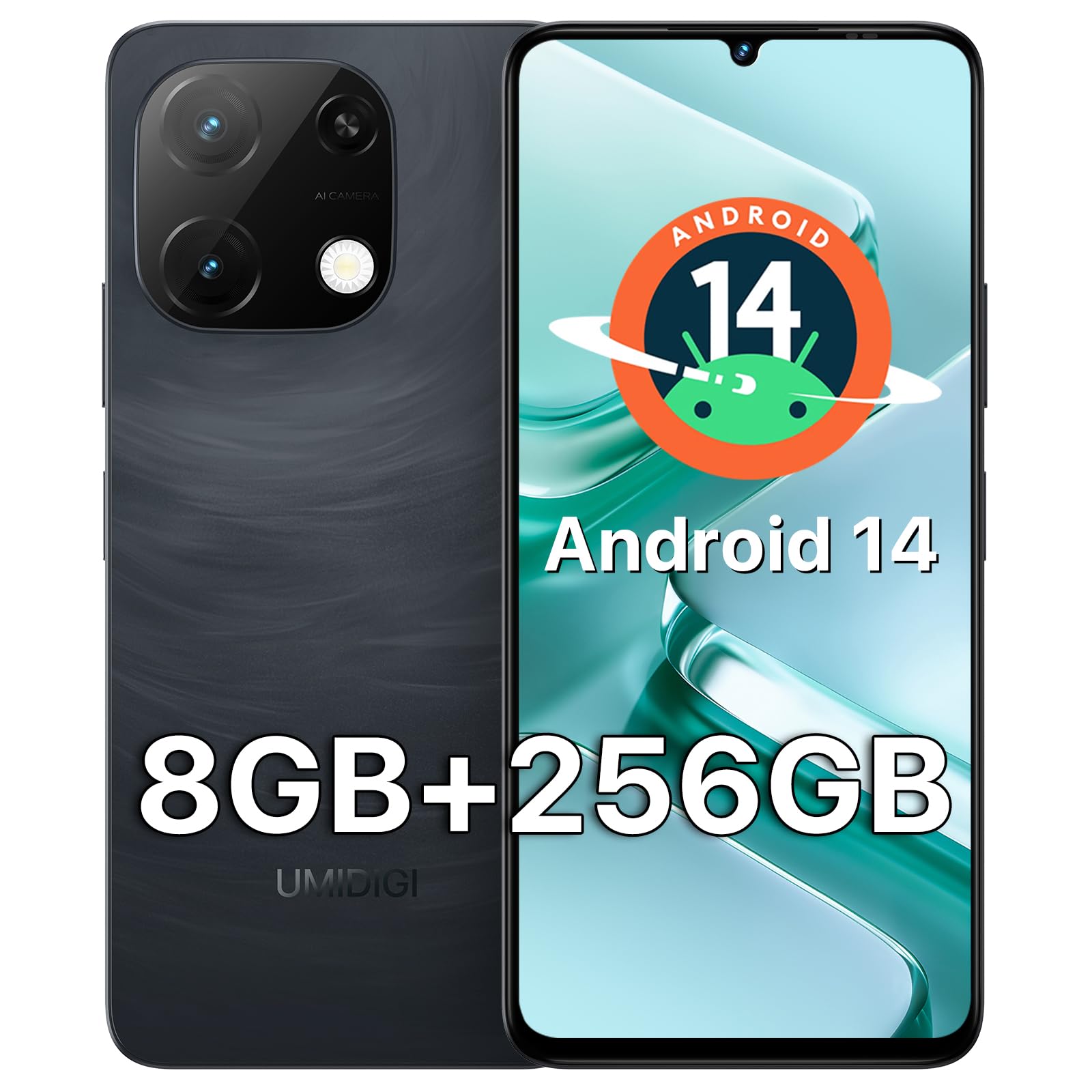 Amazon.com: UMIDIGI Unlocked Phone,G9T Android 14 Cell Phone,8(4+4