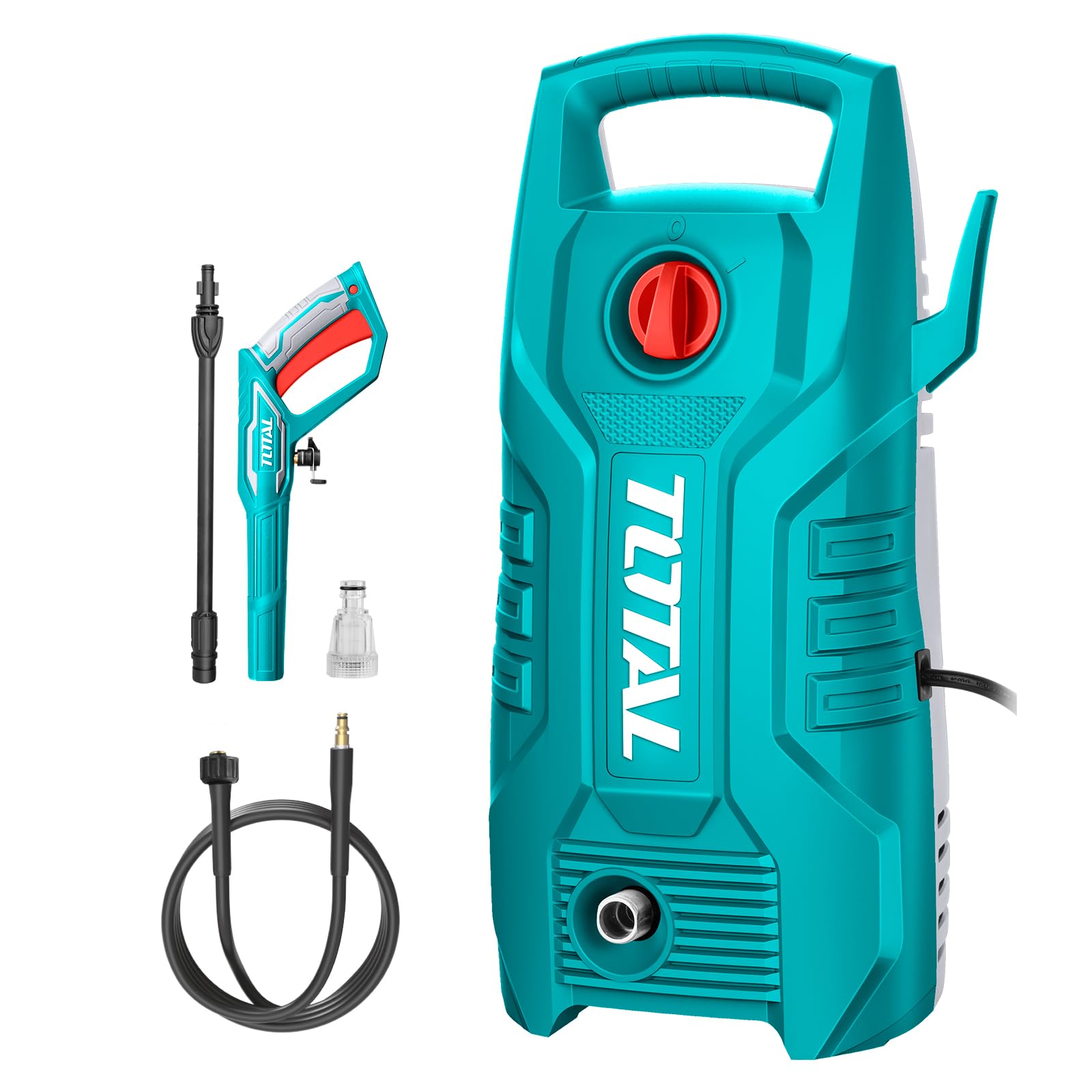 Total High Pressure Washer for Car,1400-WATT,130Bar (1900PSI) with 2 Spray Modes,TSS Auto Shut Off and 100% Copper Wire Carbon Brush Motor,for Car, Bike & Home Cleaning-2026 New Model-image-5