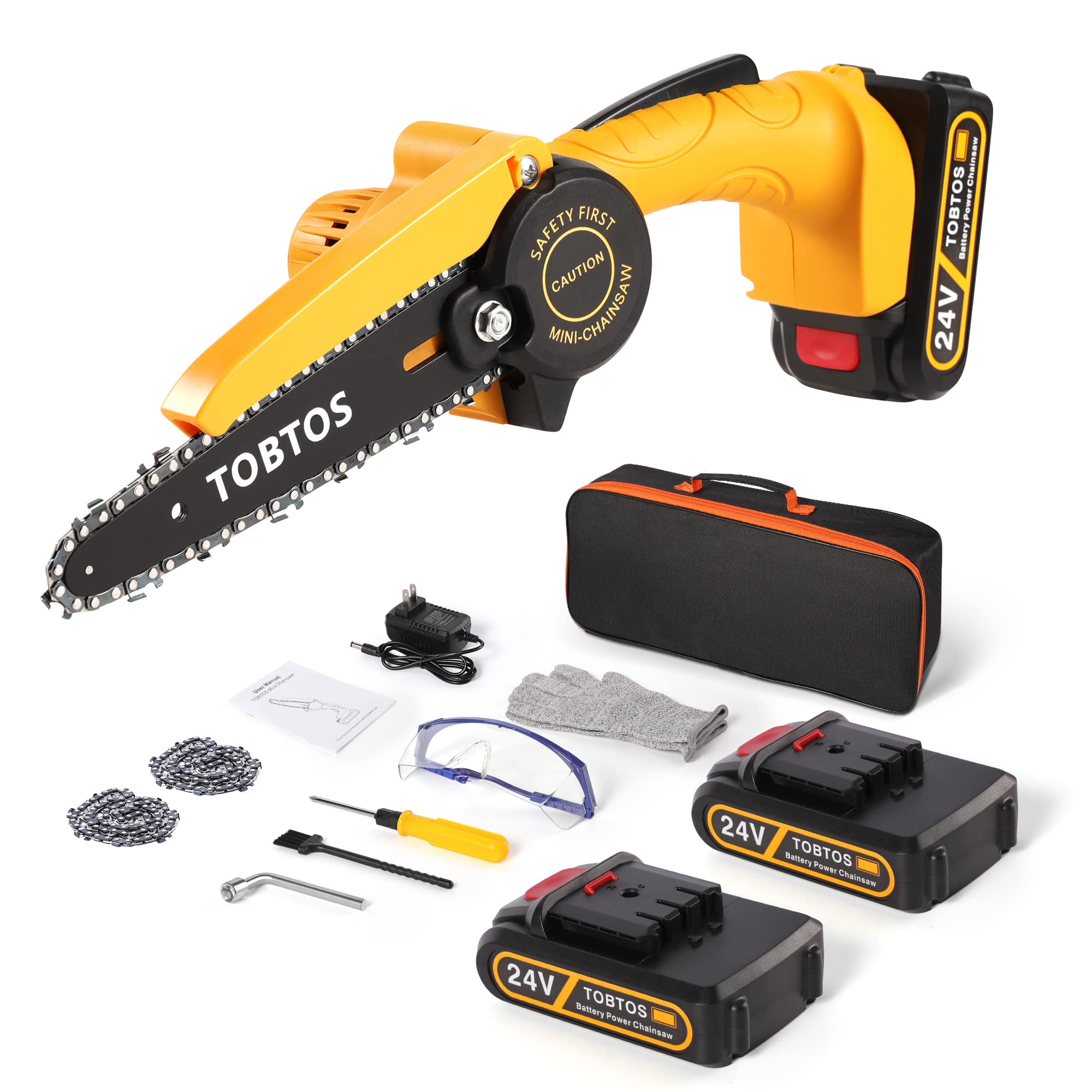 24V Battery Powered Cordless Chainsaw 