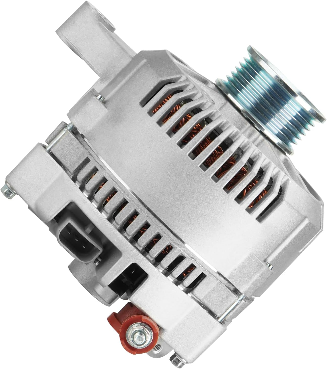 New Alternator for Ford F-150 4.6L 5.4L 02-03, for F-250 F-350 F-450 F-550 5.4L 6.8L 99-04, for Excursion 5.4L 6.8L 00-05, for Mustang 4.6L 96-98, for Thunderbird 4.6L 95-97, 130Amp, for 7776N