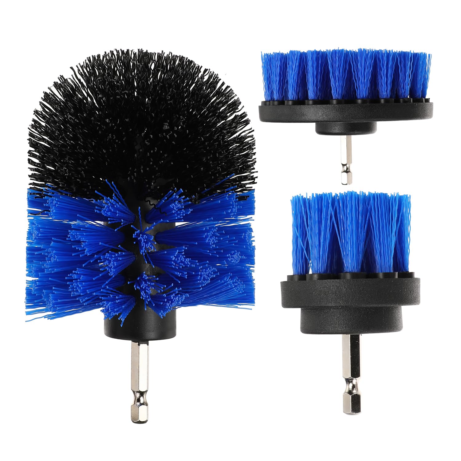 Drill Brush Attachment Drill Brushes for Cleaning Drill Cleaning Brush Set Kit All Purpose Scrubber Brush Drill Attachments for Pool Tile Bathroom Toilet Ceramic Marble