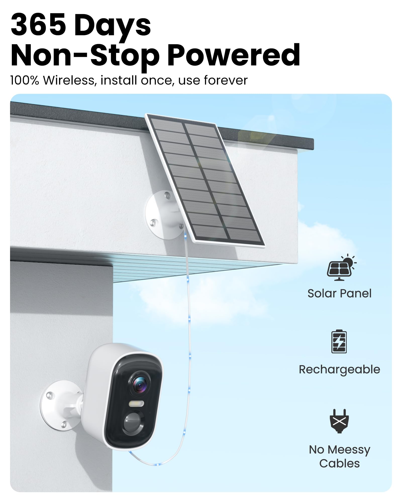 2K Solar Camera Outdoor Wireless 2 Pack Review - Dettaglio