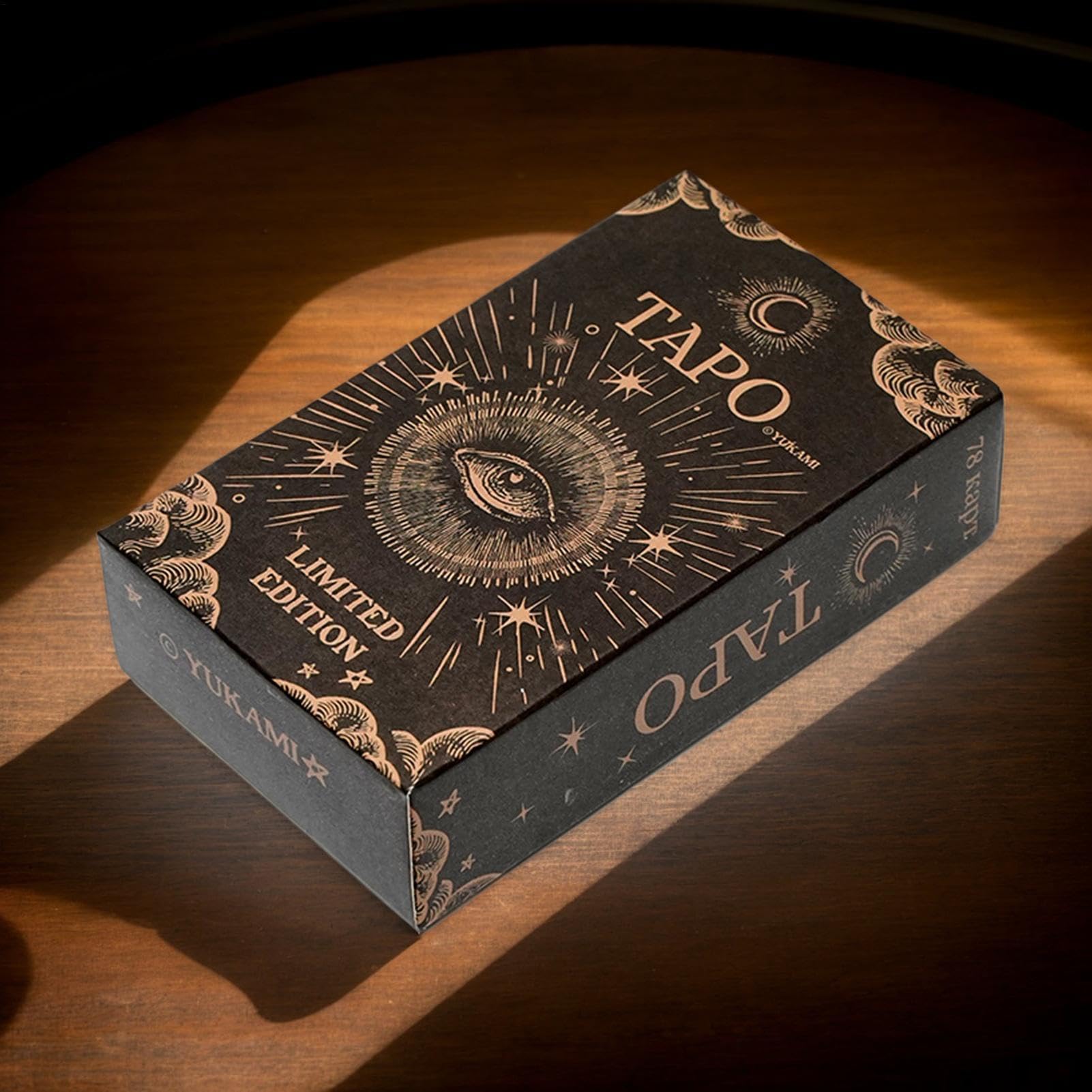 Tarocchi Divinazione, 78 fogli Oracle Inspiration Cards versione russa, psicologico, 10,5 x 6 cm, facile da usare, portatile per principianti ed esperti