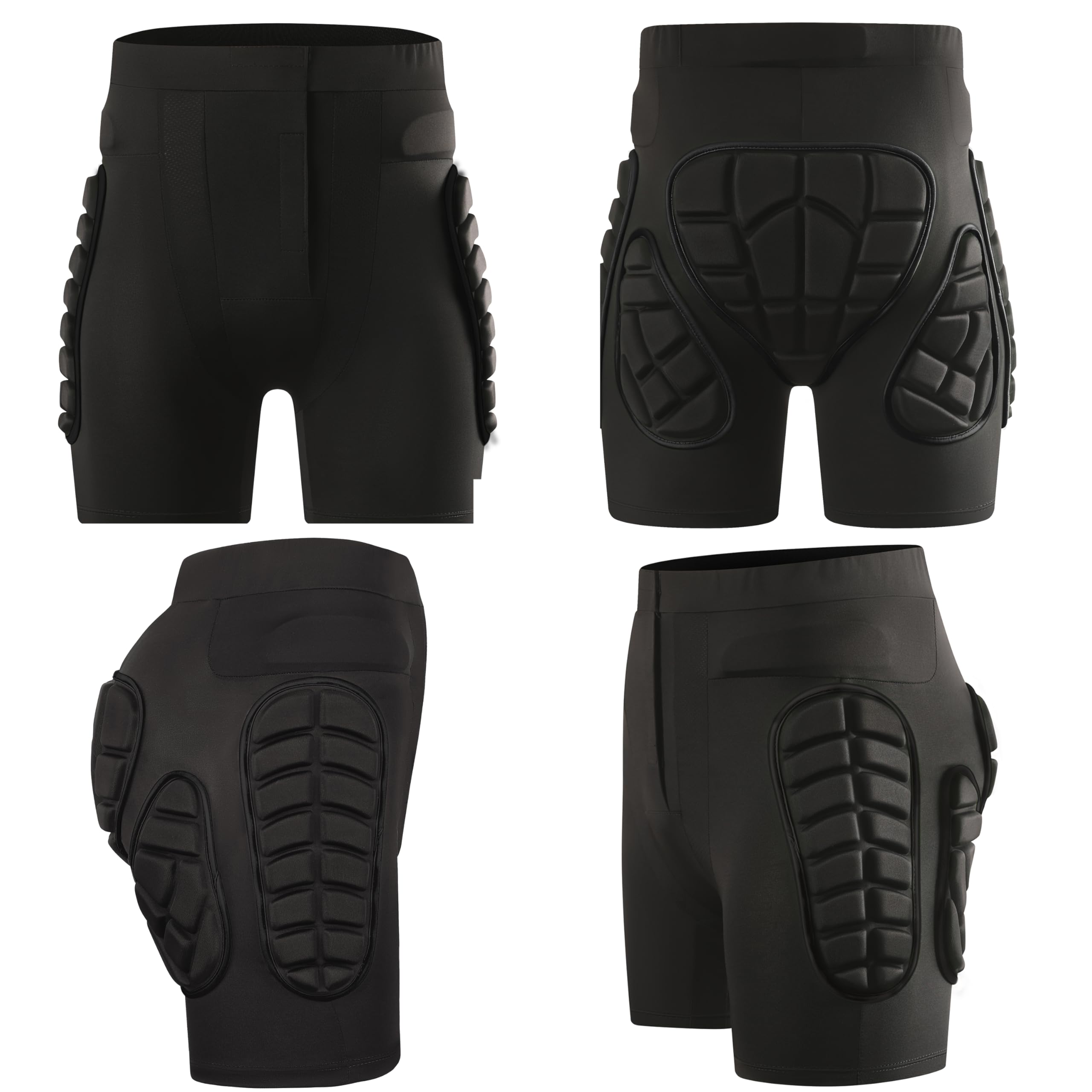 WILDKEN 3D gepolstert Schutz Shorts Hip Butt Eva Pad Kurze Unterhose Schutz Gear Guard Drop Widerstand für Ski Skifahren Skating Snowboard Radfahren