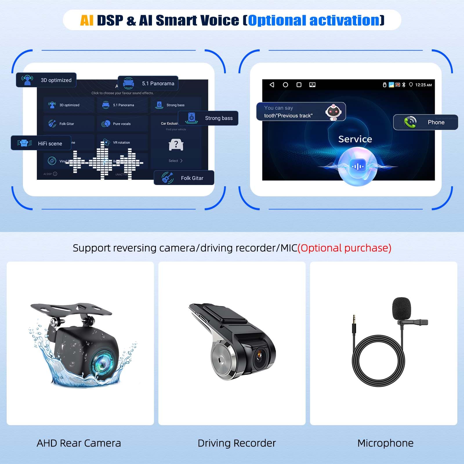 SIXTOP 4+64G Android 13 Autoradio für Renault Clio 3 2005-2014 Carplay Android Auto Autoradio Mit Bildschirm 9 Zoll mit Mirror Link Bluetooth FM RDS GPS WiFi SWC EQ+Rückfahrkamera & Mic