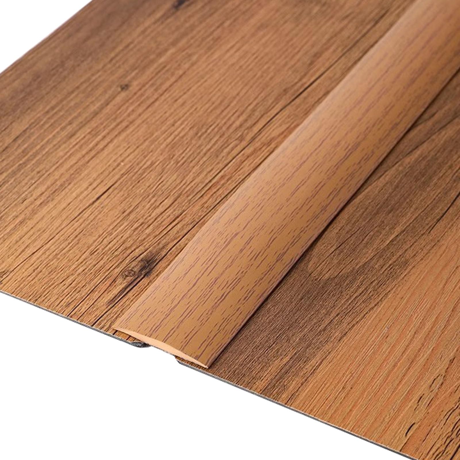 Bandes de séparation pour seuil de porte plat PVC 20m effet bois pour joint de sol