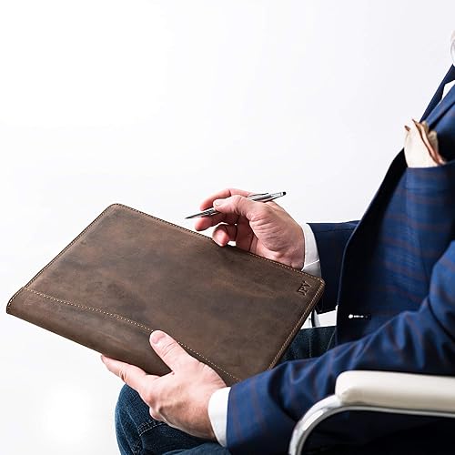 Miniatura 8 de PEGAI Padfolio de cuero personalizado  Marshall (Aqua)