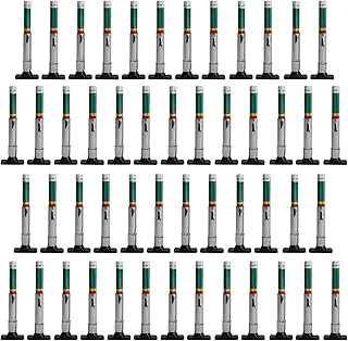 AuInLand 50 Pieces Tyre Tread Depth Gauge Color Coded Tire Tread Depth Accurate Measurement Tools