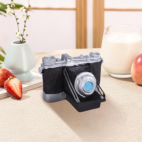 Miniatura 9 de Veemoon Adornos retro para cámara de resina, decoración de modelo de cámara, accesorios antiguos para exhibición de cámara, escaparate, figura