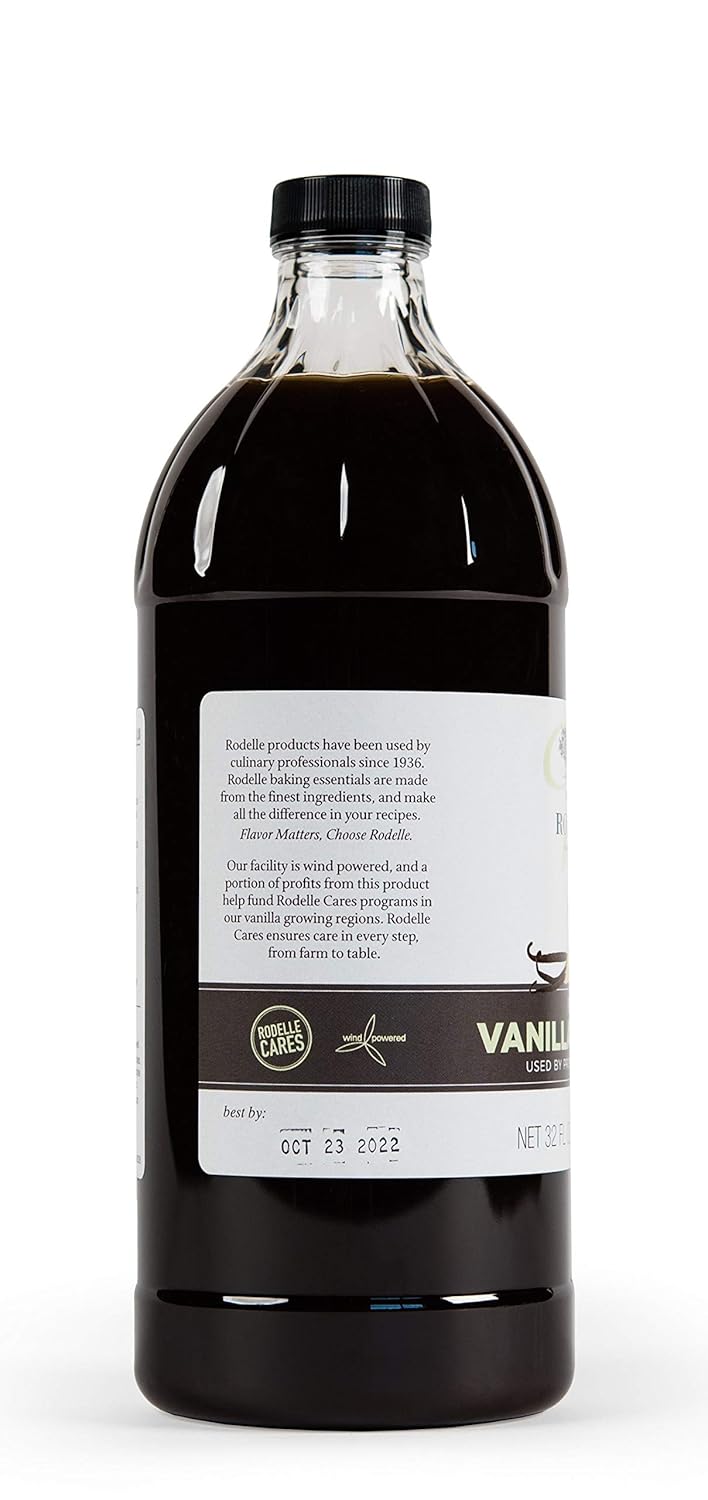 Rodelle Pure Vanilla Extract, 32 Ounce